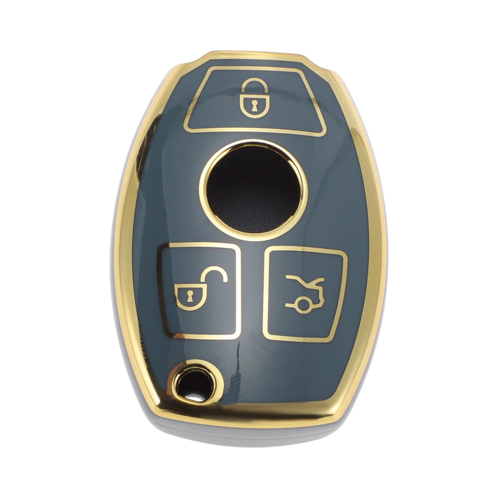 Key Case Gray TPU Silicone Protection for Mercedes-Benz A-Class (2019–2022)