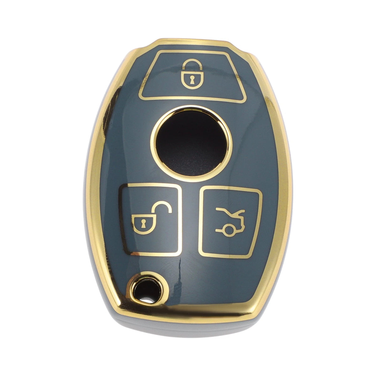 Key Case Gray TPU Silicone Protection for Mercedes-Benz A-Class (2019–2022)
