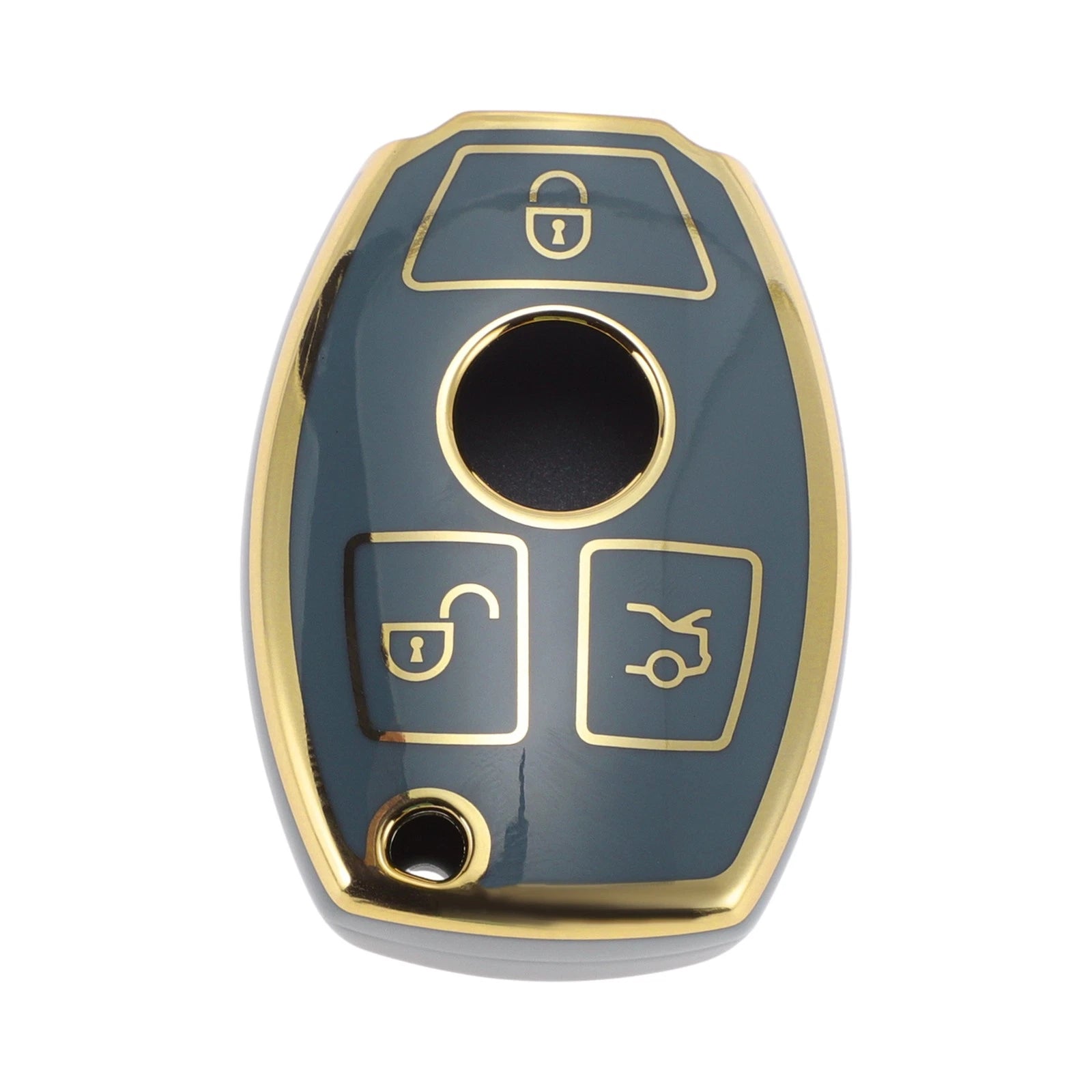 Key Case Gray TPU Silicone Protection for Mercedes-Benz A-Class (2019–2022)
