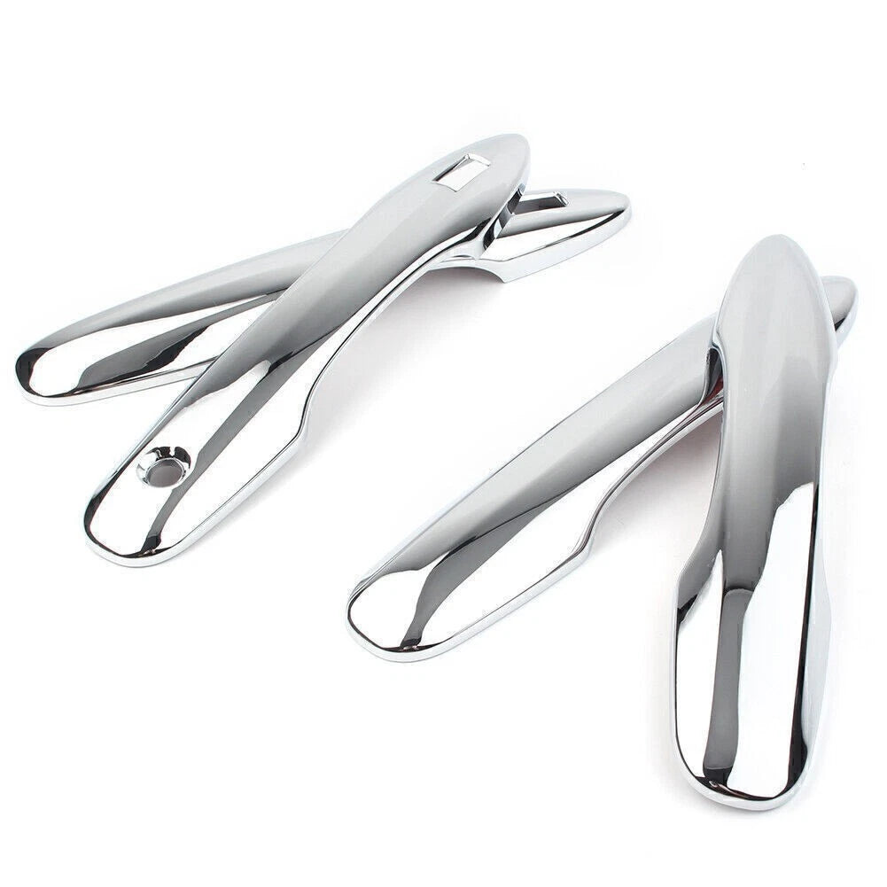 Set of 4 Door Handle Cover Trims for Toyota Corolla Hatchback (2019–2020) ABS Chrome