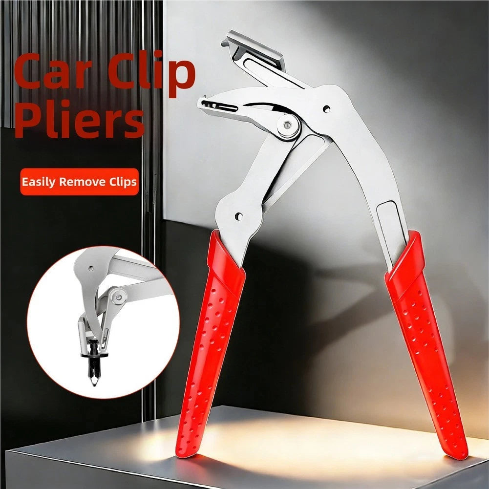 2X Car Dashboard and Door Panel Clip Remover Pliers with 190 Clips