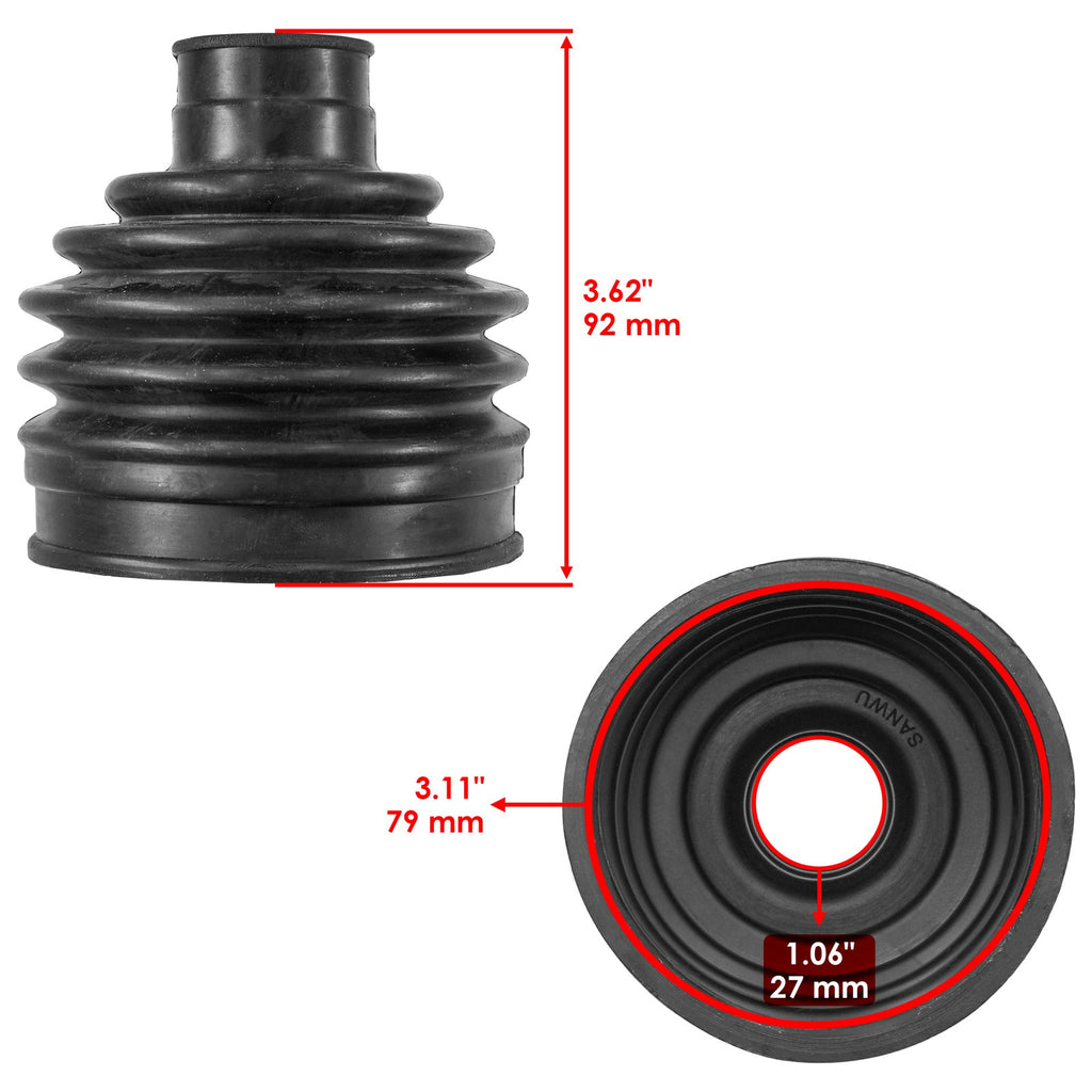 Front CV Boot Kit for Kawasaki Prairie 300 KVF300A 1999–2002