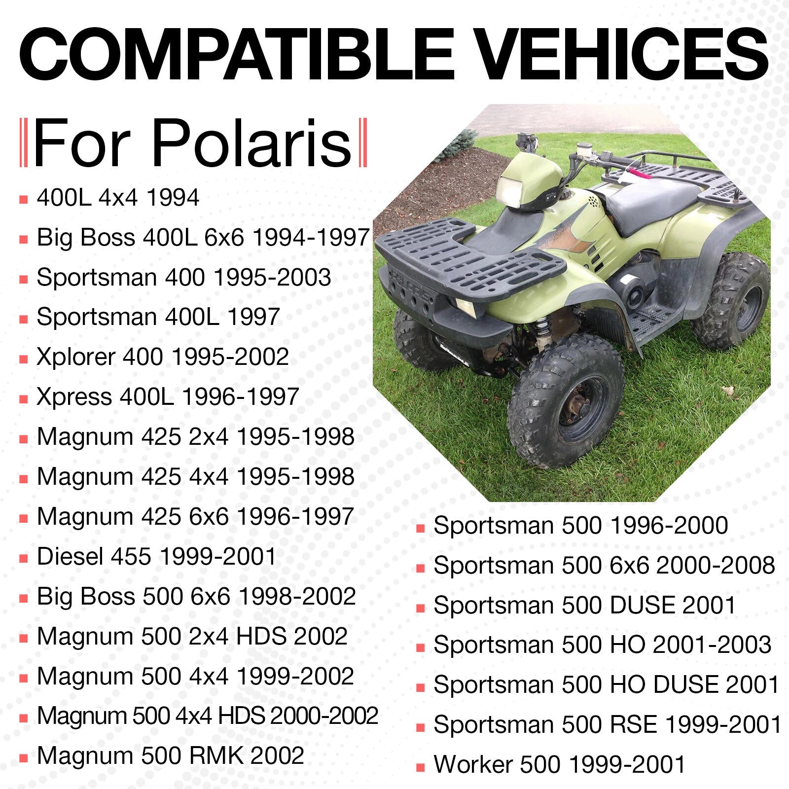 Gear Selector Shifter Knob for Polaris Magnum 325 425 500 Sportsman 335 400 500