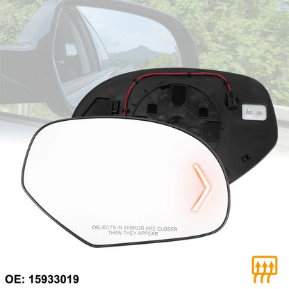 Passenger Side Heated Signal Mirror Glass for Tahoe Yukon Sierra Silverado (2015–2020)