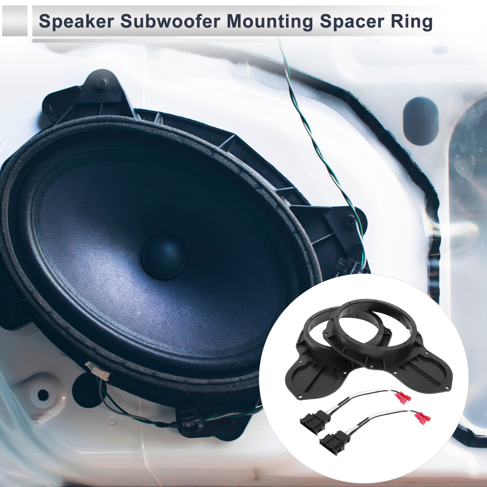 Tweeter Speaker Spacer Adapter for Volkswagen 6.5 Inch Pair (2) (2010–2018)