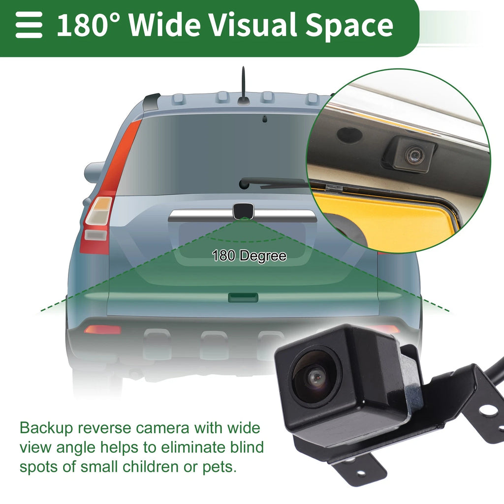 Rear View Camera Backup Reverse Camera 120-180 Degree for Hyundai Sonata 2010