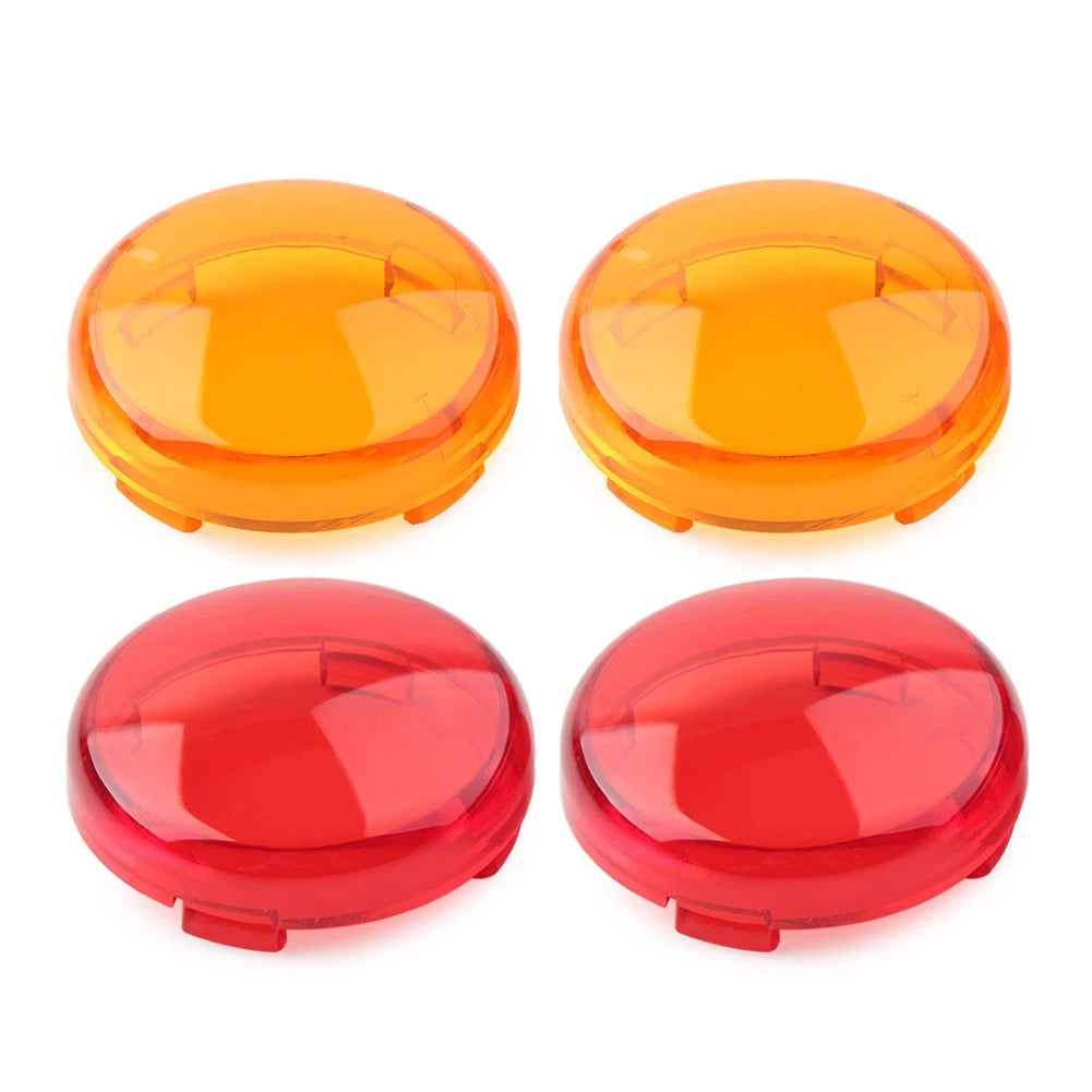 4X Turn Signal Lens Light Cover Guard for Harley Touring Softail Dyna