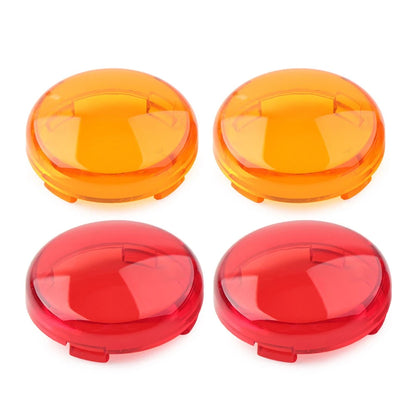 4X Turn Signal Lens Light Cover Guard for Harley Touring Softail Dyna