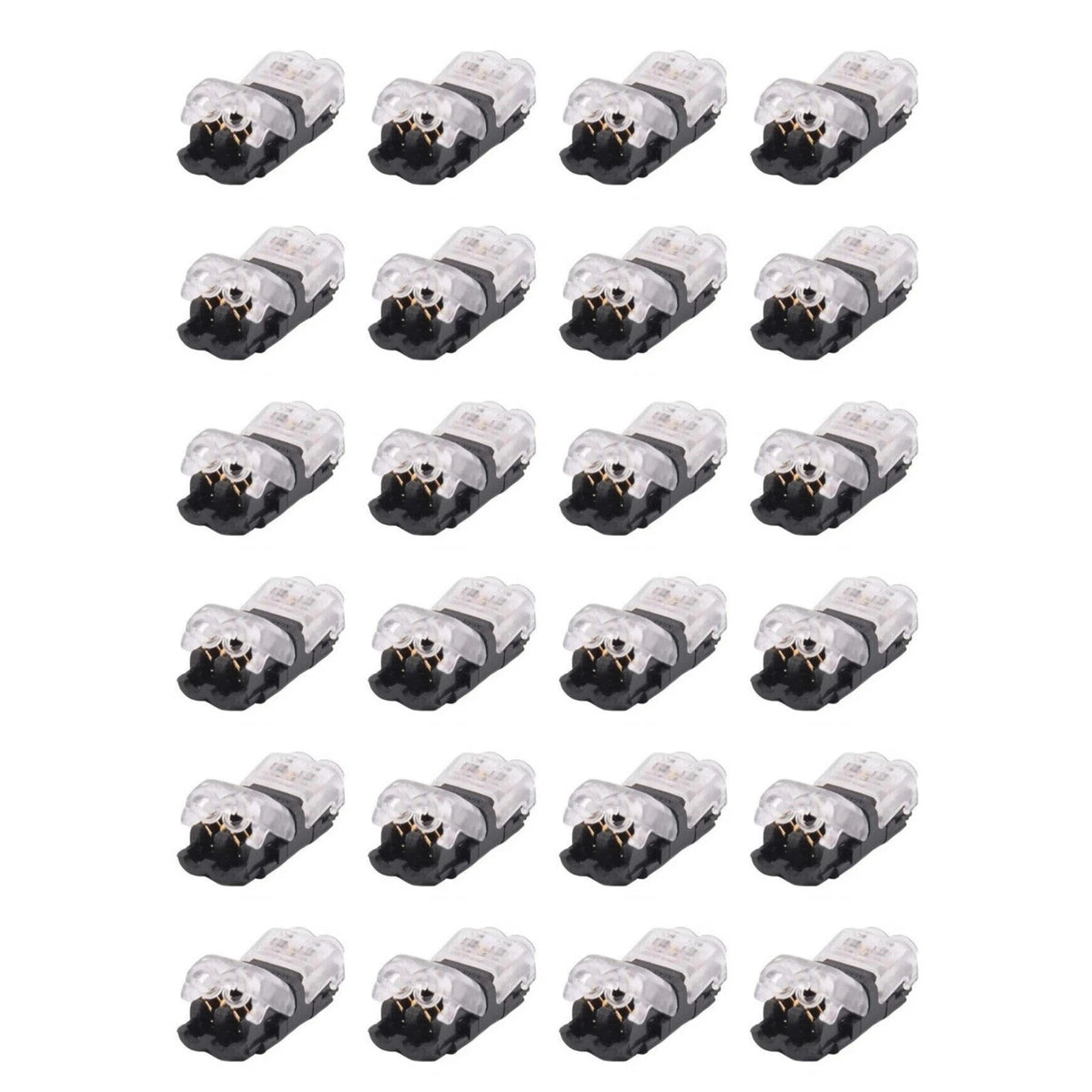 24x Quick Splice Connector 2 Pin for Automotive Wire 18-22 AWG