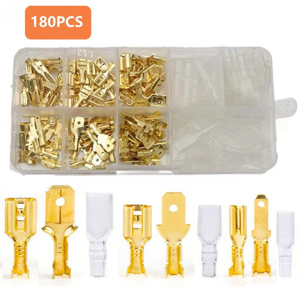 Electrical Wire Connector Kit 180PCS for Universal Applications (N/A)