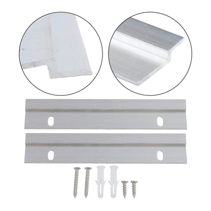 2X Aluminum Alloy Zshaped Pendant Brackets for Wall Mounting Art Panels
