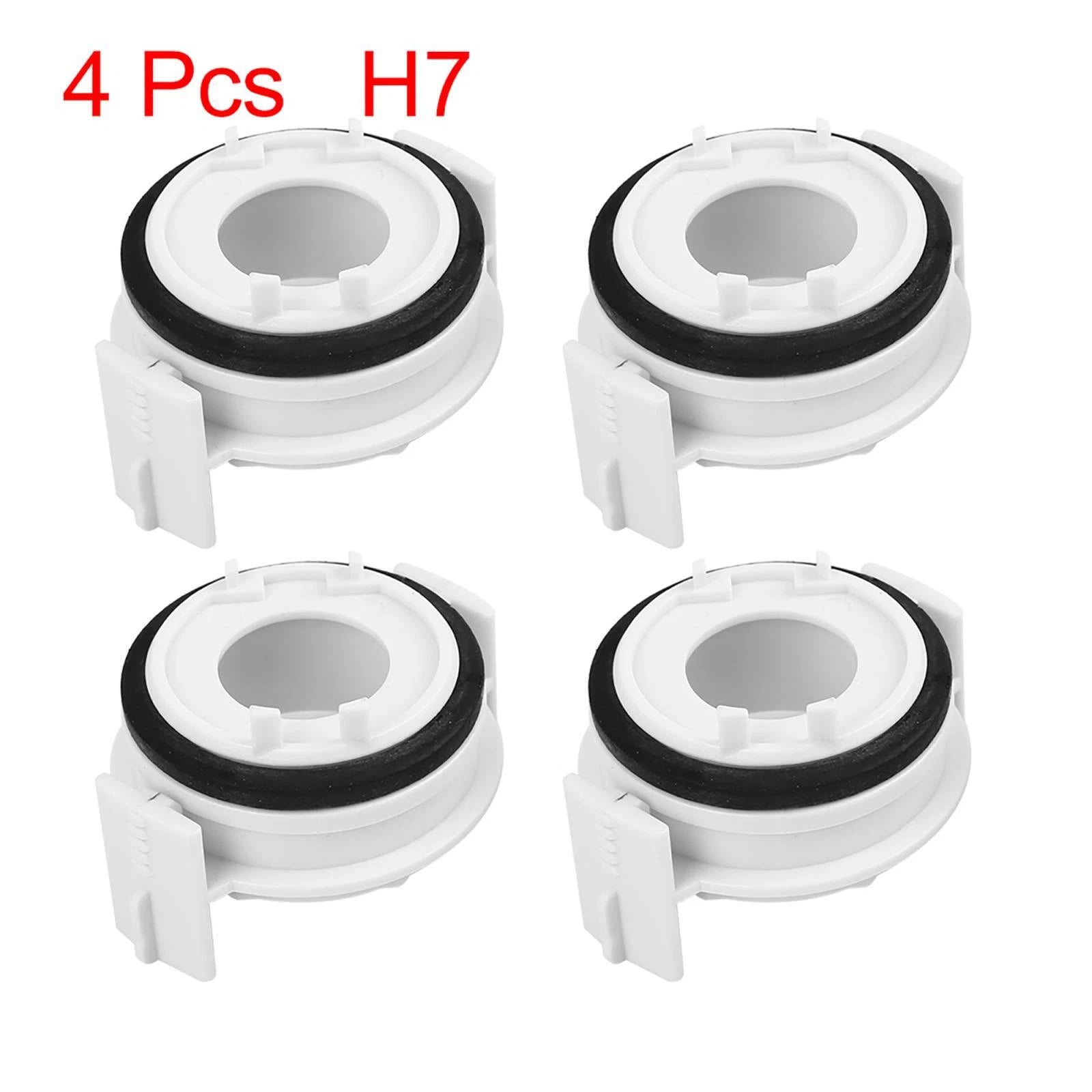 Set of 4 H7 LED Headlight Adapter Bulb Retainer Holders for BMW E46 E65 E90