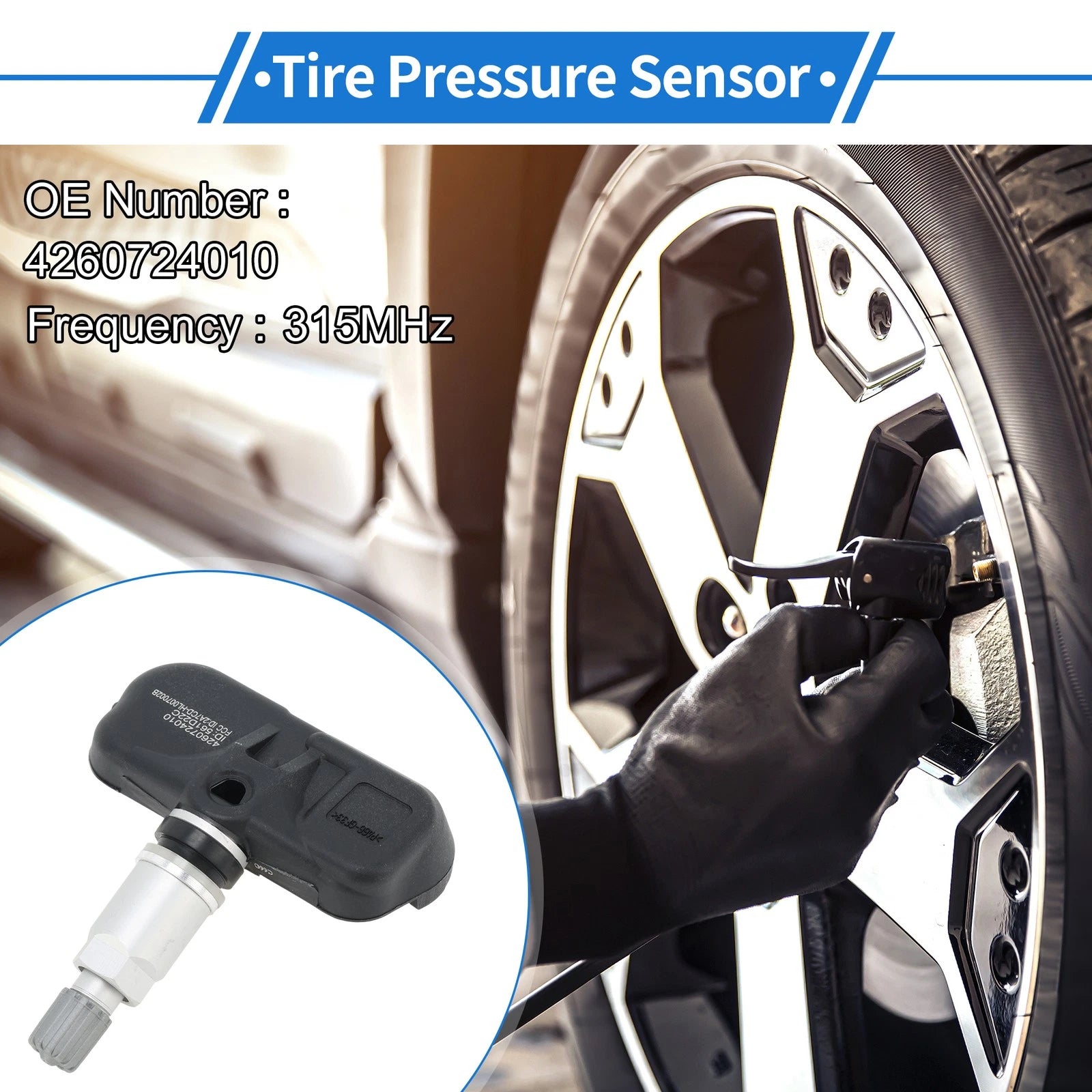TPMS Sensor No. 4260724010 for Toyota 4Runner (2003–2019)