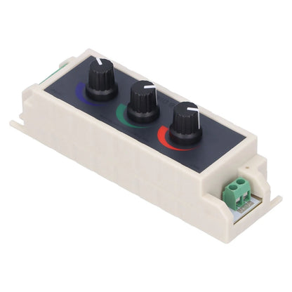 3 Way RGB Knob Dimmer Controller for 12V-24V Vehicles
