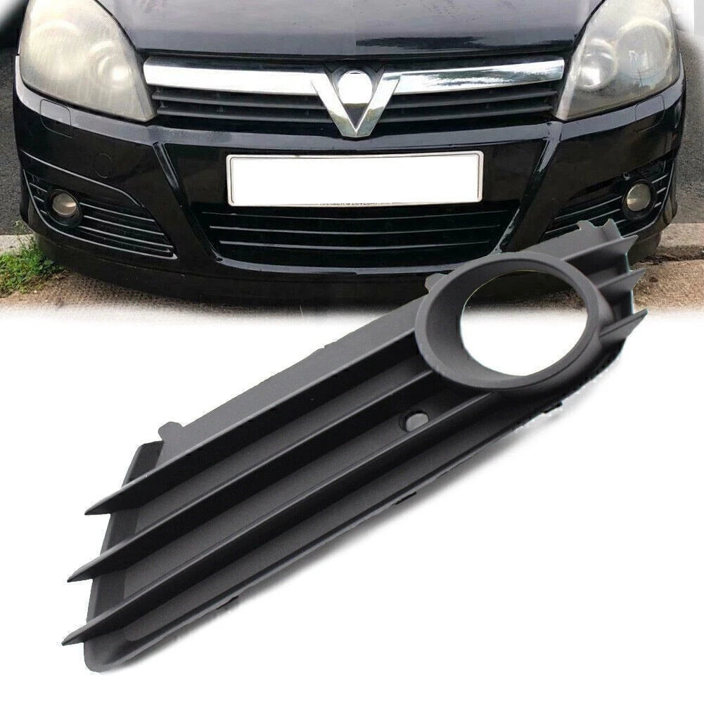 Left Front Bumper Lower Grille Fog Light Hole for Vauxhall Astra H (2004–2007)