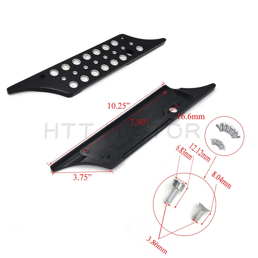 CNC Billet Hard Bag Latch Cover for Harley Touring (1993–2013)