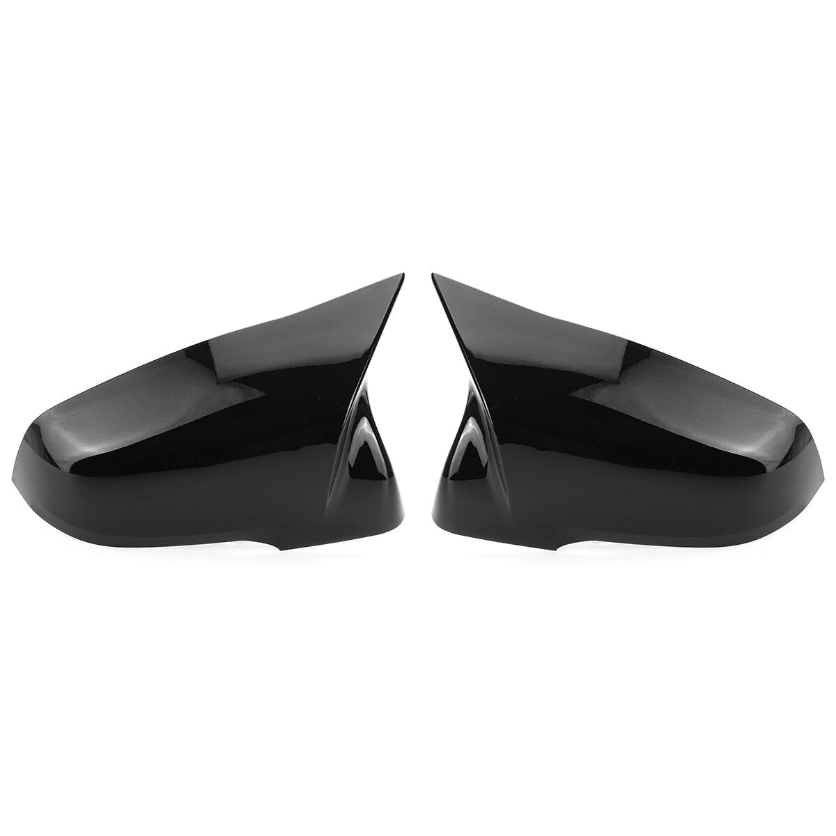 Gloss Black Side Mirror Cover Cap Replacement Pair for Toyota Supra (2019–2023)