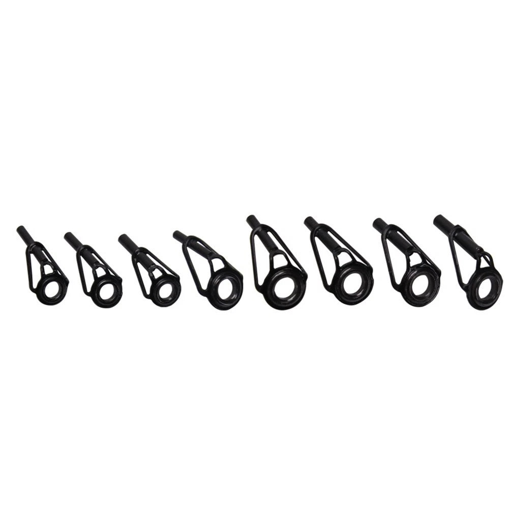 Fishing Rod Tip Repair Kit - Transparent Black Ring