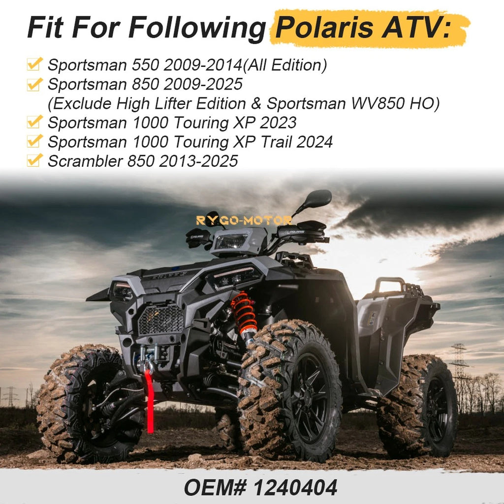 Aluminum Radiator for Polaris Sportsman 550 850 Scrambler 850 (2009–2025)