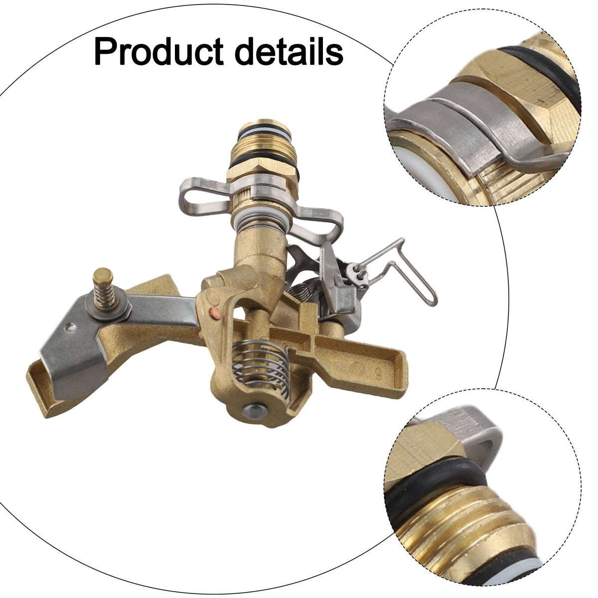 Copper Garden Sprinkler with Efficient Water Saving Design