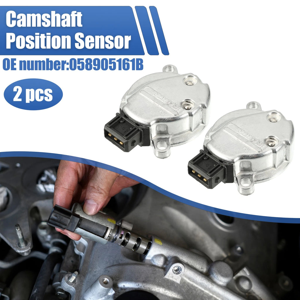 2 Pcs Engine Camshaft Position Sensor Replacement for VW Passat Jetta (2005–2018)
