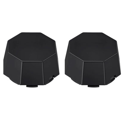 2 Matte Black Hub Caps for Polaris Sportsman 570 SP (2015–2025)