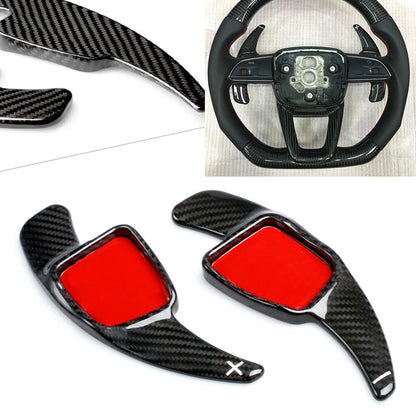 2X Steering Wheel Shift Paddle Extension for Audi A3/A4/A5/S3/S4/Q2/S5/Q7/TT
