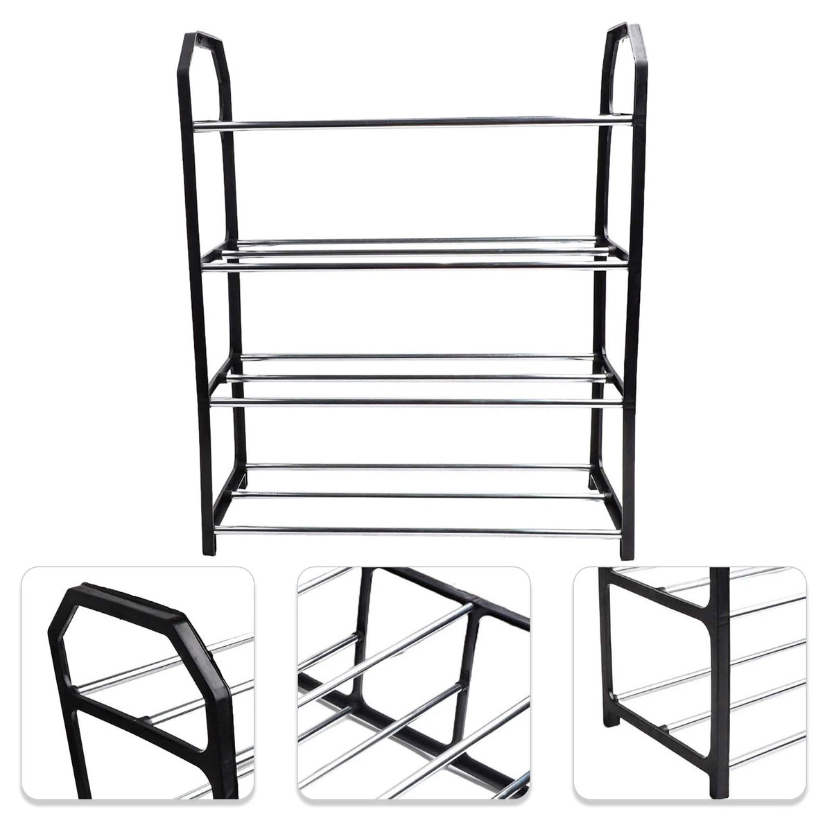 Shoe Storage Rack for Space-Saving Organization (No Specific Part Numbers)