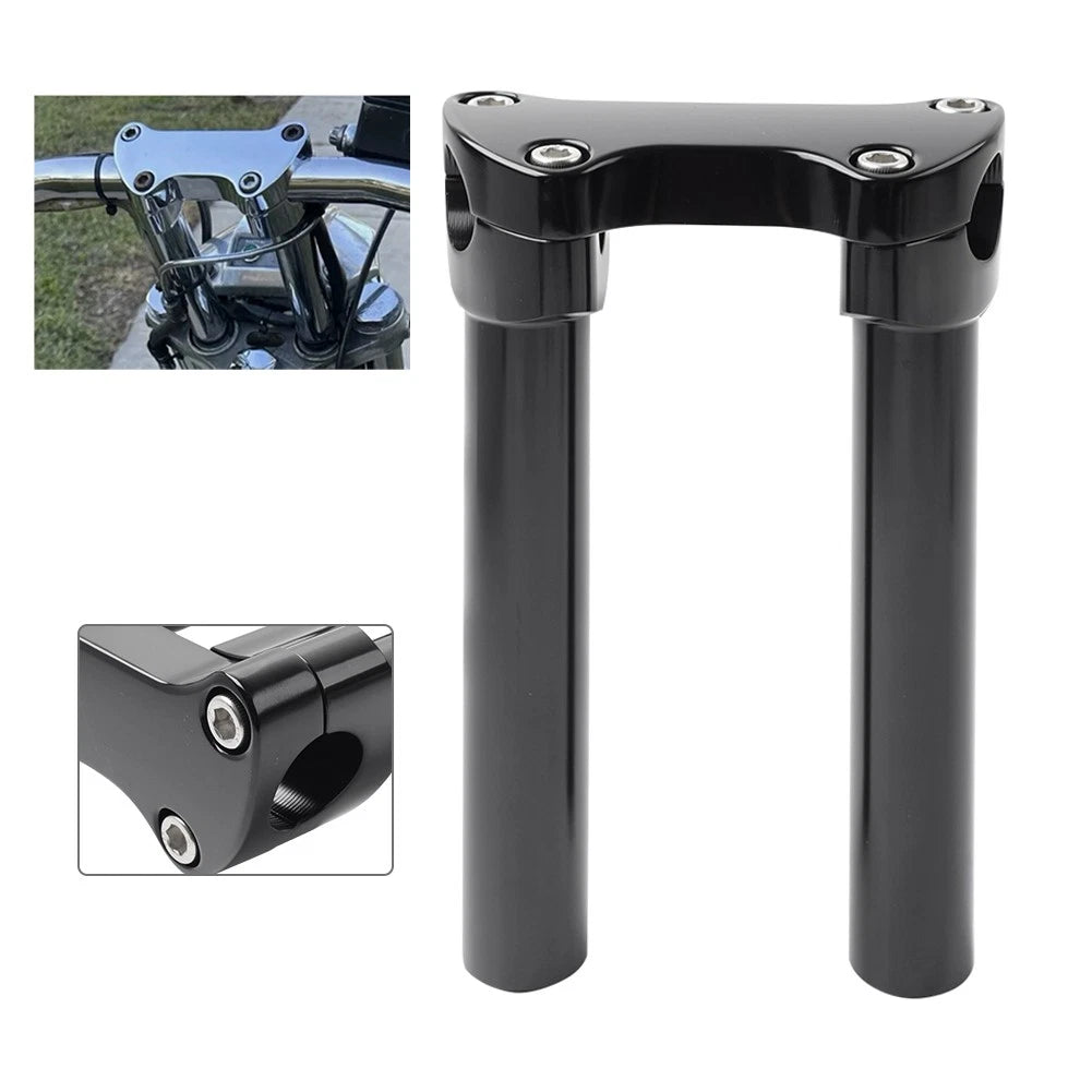 8.5" Handlebar Riser Top Clamp for Harley Fat Boy FLSTF, Low Rider (1" Bar)