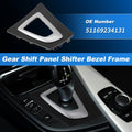 Carbon Fiber Pattern Gear Shift Panel Bezel Frame for BMW 3 Series (2012–2019)