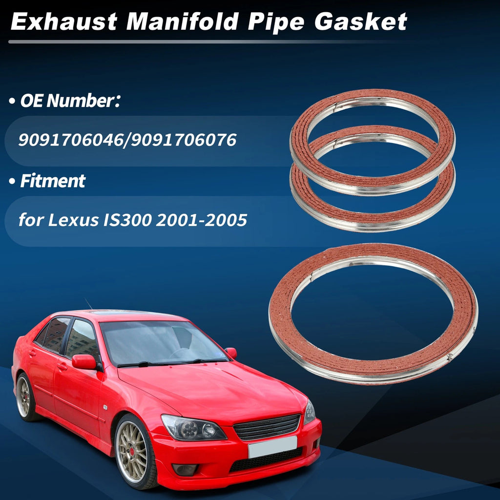 Exhaust Muffler Pipe Gasket Ring for Lexus IS300 (2001–2005)
