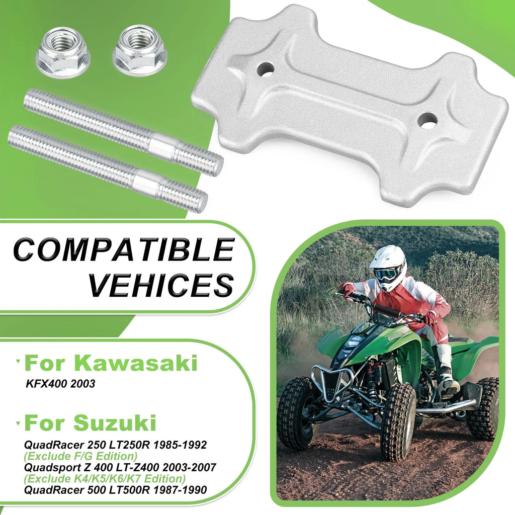 Plate Chain Adjuster w/ Bolts for Suzuki QuadRacer 500 LT500R (1987–1990)