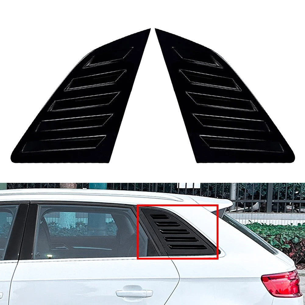 Rear Side Window Louver Trim Cover for Audi A3 S3 8V (2014–2020)
