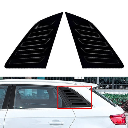 Rear Side Window Louver Trim Cover for Audi A3 S3 8V (2014–2020)