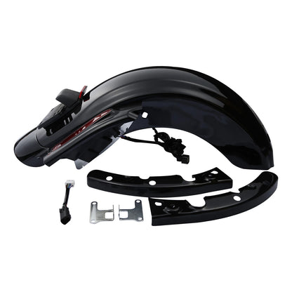 5" Stretched Hard Saddlebags & Rear LED Fender for Harley Road Glide (2009–2013)