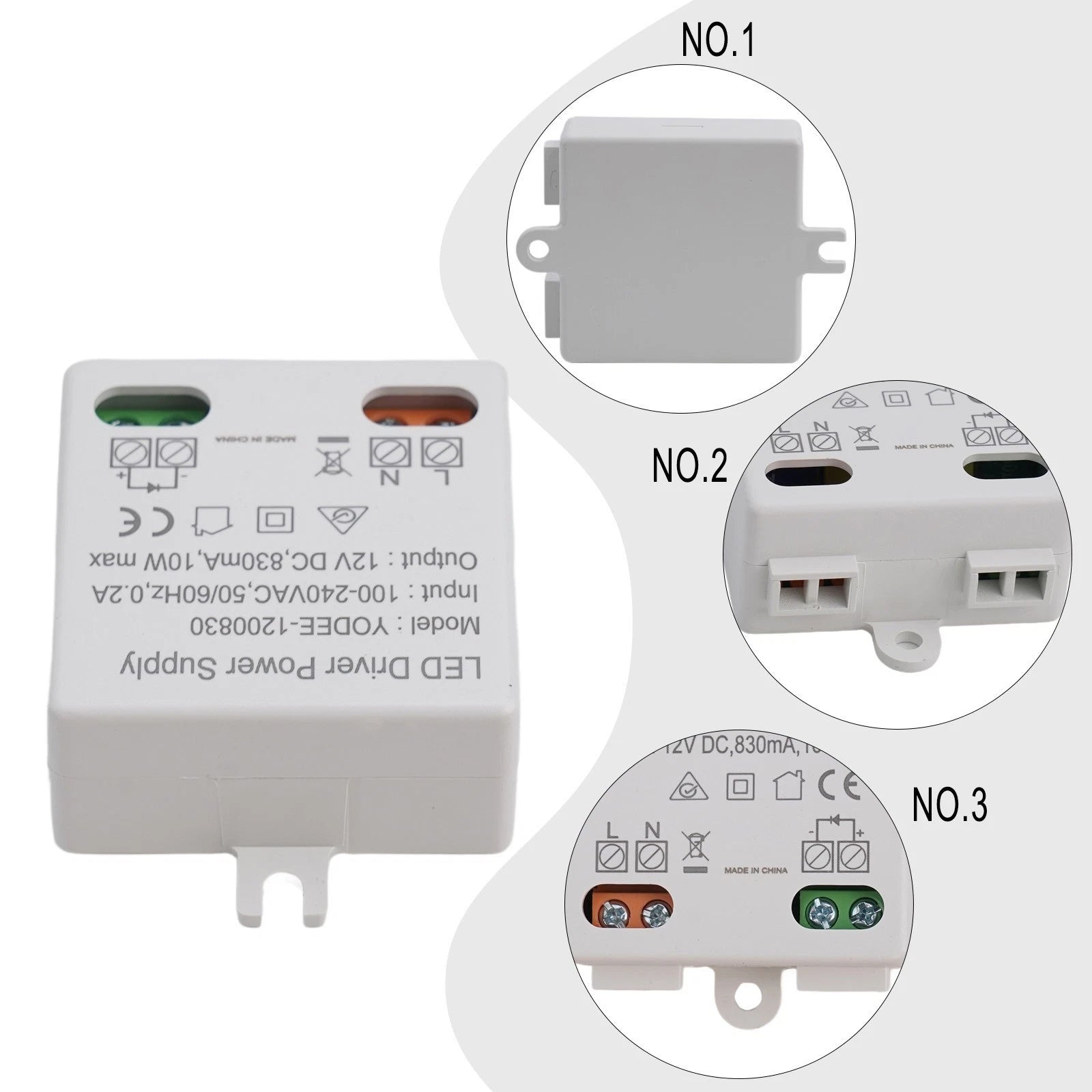DC12V 10W LED Power Supply with Over Voltage Protection