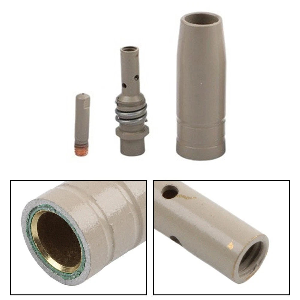 3X MIG Welding Replacement Kit for 15AK Torch Non-Stick Coated Tips