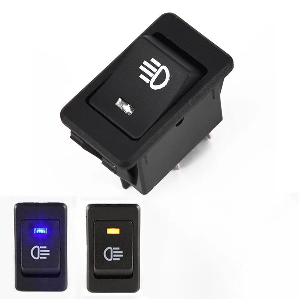 2X Rocker Switch 12V 35A 4 Pin LED ON OFF for Fog Lamp and Work Light