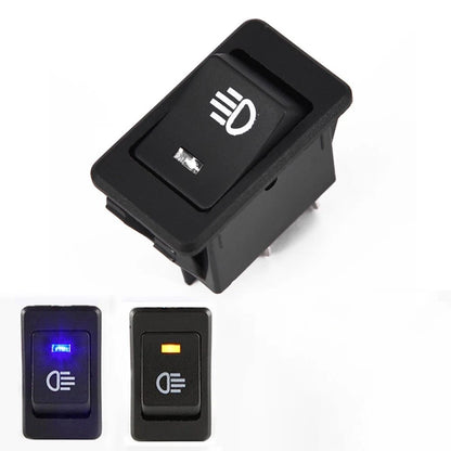 2X Rocker Switch 12V 35A 4 Pin LED ON OFF for Fog Lamp and Work Light