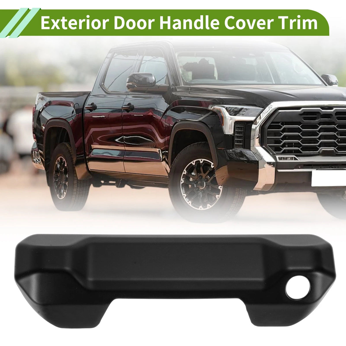 Exterior Door Handle Cover Trim Tailgate Replacement for Toyota Tundra (2022–2025)