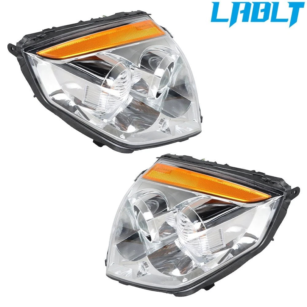 Set of 2 Headlights Assembly for Cadillac DTS (2008–2011)