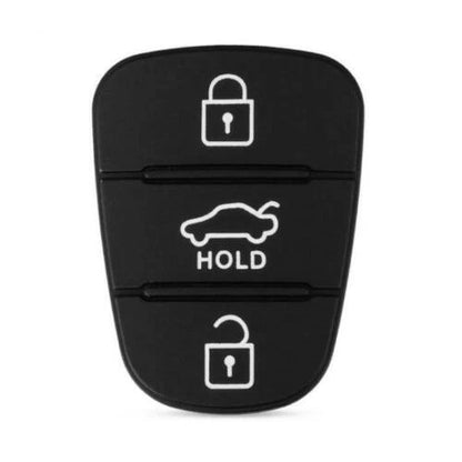 Key Button Rubber Pad Insert for Remote Shell 3 Buttons