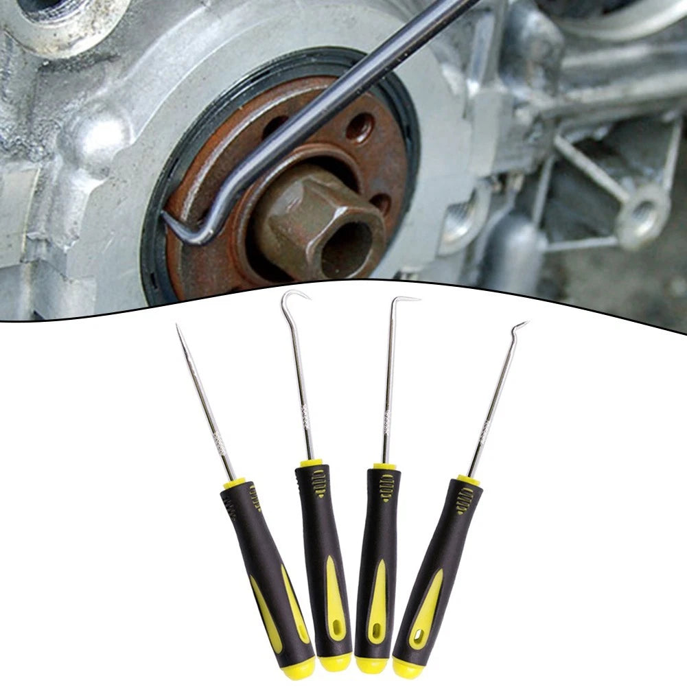 4-Piece Car Pick & Hook Set for Pulling O Rings