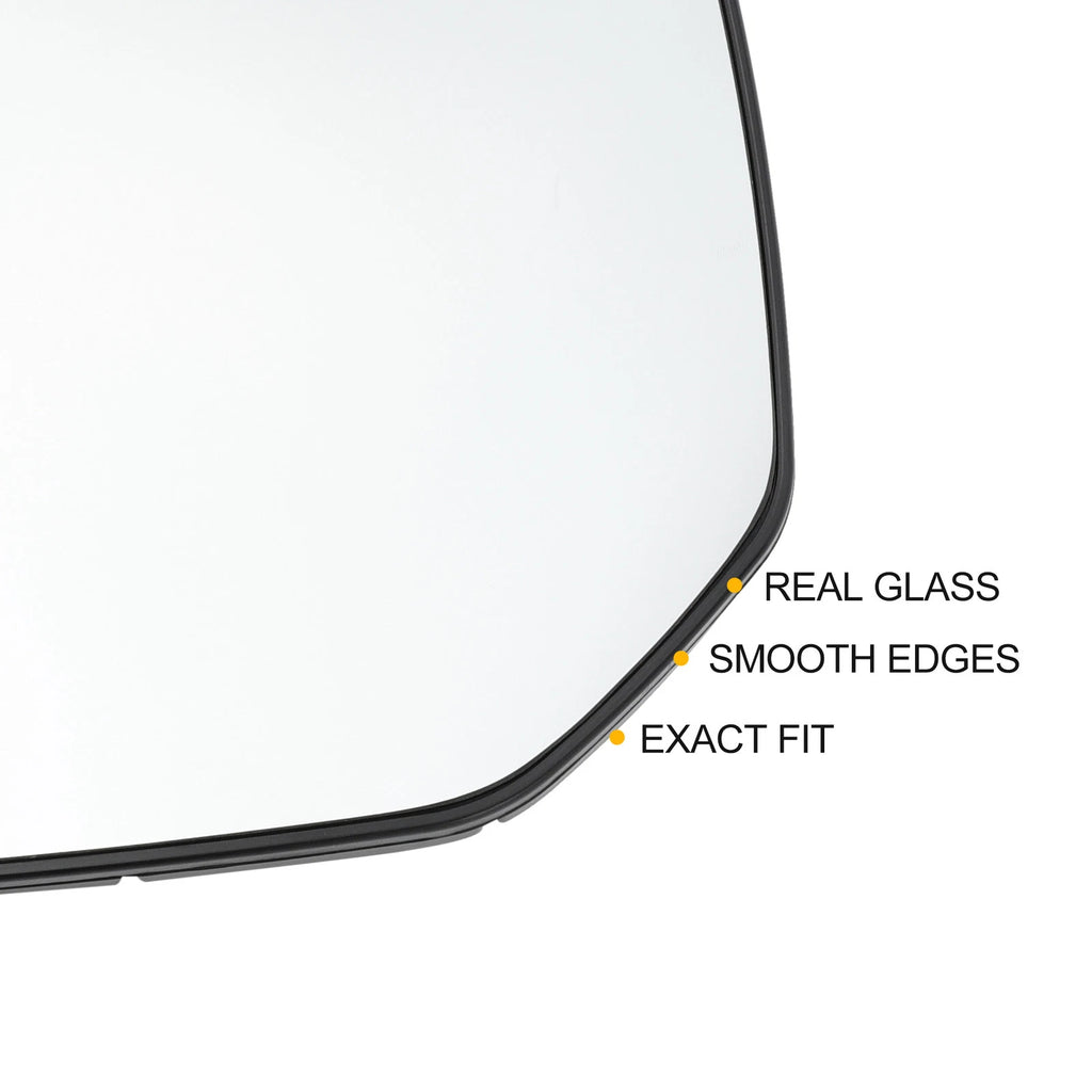 Left Side Heated White Mirror Glass for Citroen Berlingo (2008–2012)