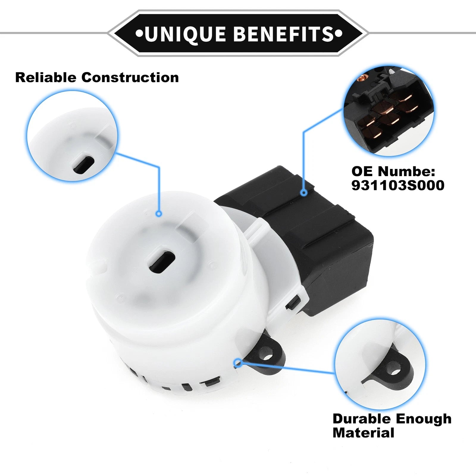 Ignition Starter Switch Replacement for Hyundai Elantra and Kia Rio (2010–2016)