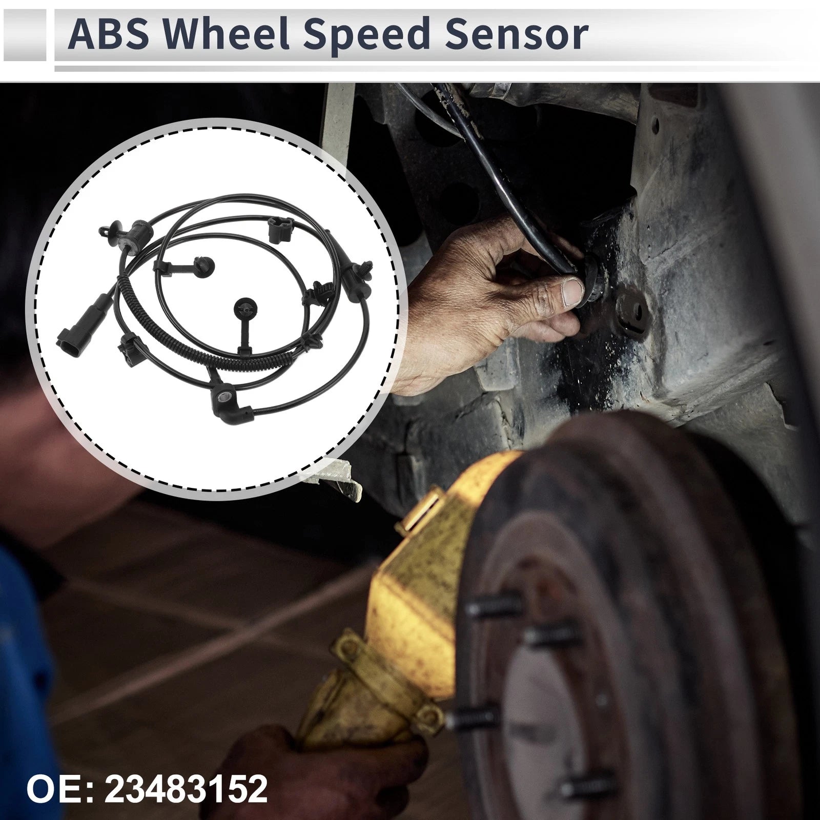 ABS Wheel Speed Sensor Replacement for Chevrolet Malibu (2013–2015) Rear Right
