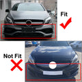 2X Front Bumper Lip Splitter Spoiler for Mercedes Benz A-Class (2016–2018)