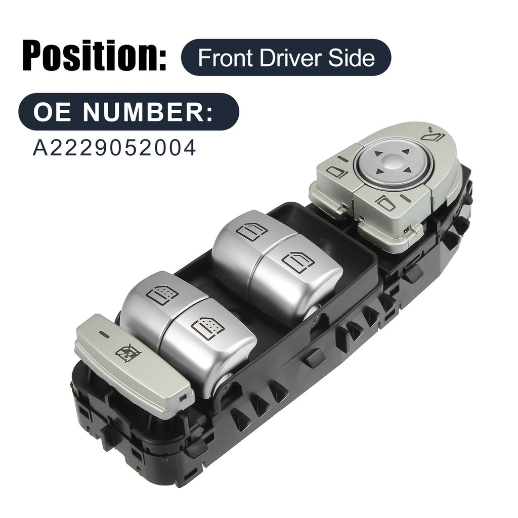 Power Window Switch Replacement for Mercedes-Benz S-Class W222 (2013–2017)