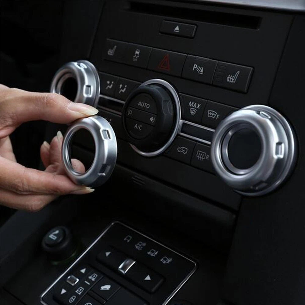 5Pcs Dash Knob Ring Cover for Land Rover Discovery 4 (2010–2016)