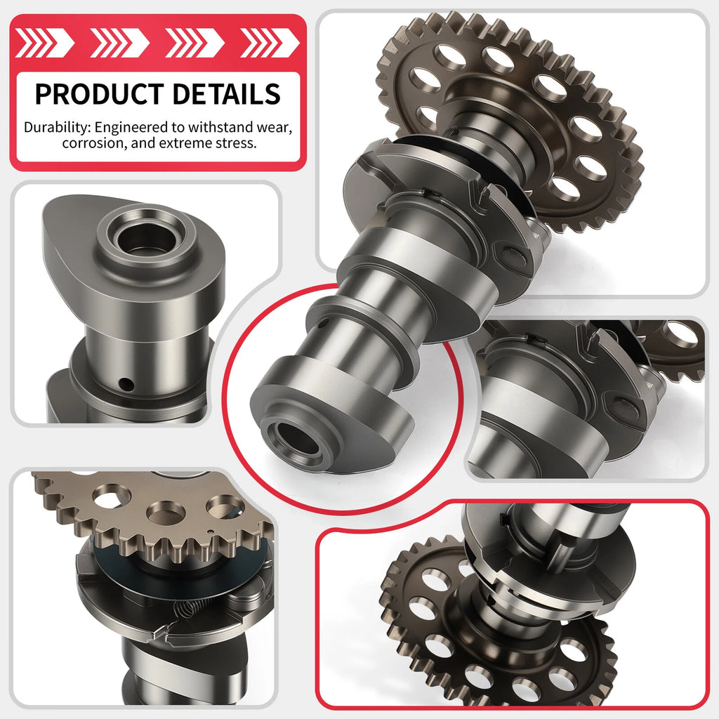 Intake & Exhaust Camshaft w/Timing Chain for Suzuki Quadsport Z400 (2003–2014)